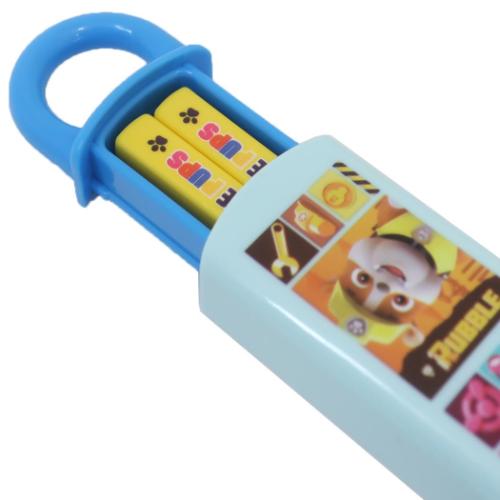 パウパトロール 抗菌スライド箸&箸箱セット 抗菌食洗機対応箸箱セット 箸16.5cm 25 アニメキャラクター グッズ メール便可