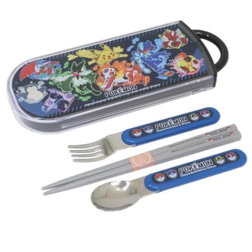ポケットモンスター カトラリーセット 抗菌食洗対応スライドトリオセット 25 ポケモン キャラクター グッズ メール便可