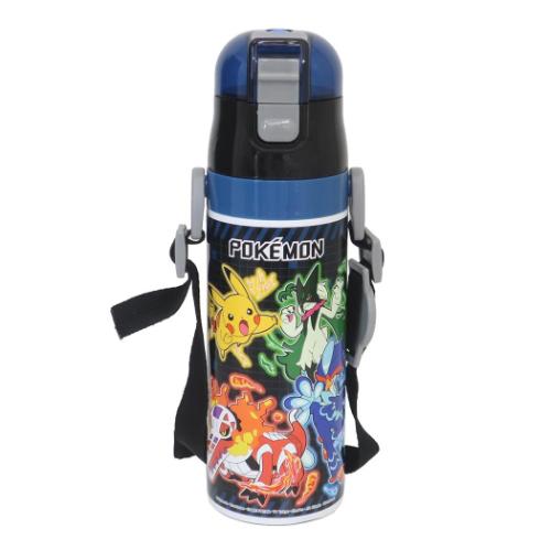 ポケットモンスター 保冷水筒 超軽量コンパクトロック付ワンプッシュダイレクトステンレスボトル 25 ポケモン キャラクター グッズ