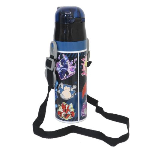 ポケットモンスター 保冷水筒 超軽量コンパクトロック付ワンプッシュダイレクトステンレスボトル 25 ポケモン キャラクター グッズ