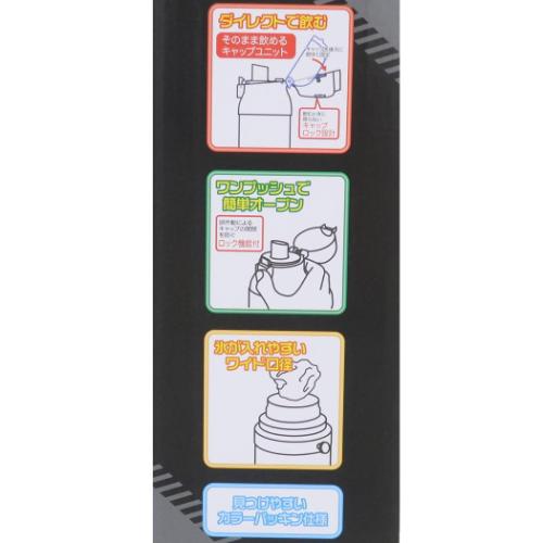 ポケットモンスター 保冷水筒 超軽量コンパクトロック付ワンプッシュダイレクトステンレスボトル 25 ポケモン キャラクター グッズ