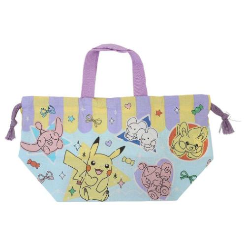 ポケットモンスター ランチ巾着 お弁当きんちゃくポーチ Popping Up ポケモン キャラクター グッズ メール便可