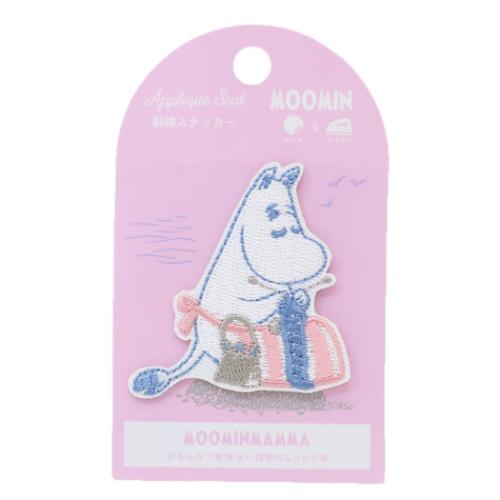 ムーミン ワッペン 刺繍ステッカー ムーミンママ 北欧 キャラクター グッズ メール便可