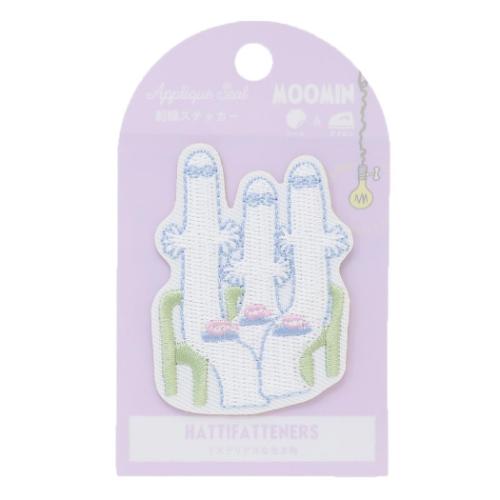 ムーミン ワッペン 刺繍ステッカー ニョロニョロ 北欧 キャラクター グッズ メール便可