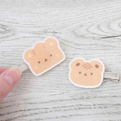 スタジオハヌルxサンリオキャラクターズ ヘアアクセ ヘアクリップ パム サンリオ キャラクター グッズ メール便可