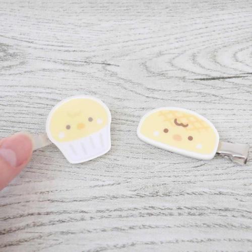 スタジオハヌルxサンリオキャラクターズ ヘアアクセ ヘアクリップ ポポ サンリオ キャラクター グッズ メール便可