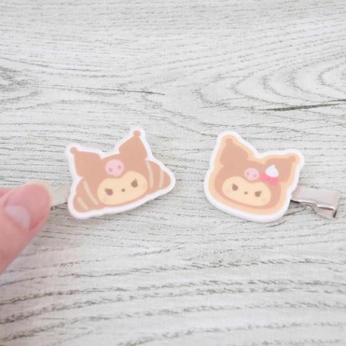 スタジオハヌルxサンリオキャラクターズ ヘアアクセ ヘアクリップ クロミ サンリオ キャラクター グッズ メール便可