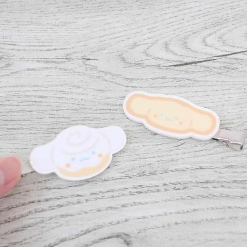 スタジオハヌルxサンリオキャラクターズ ヘアアクセ ヘアクリップ シナモロール サンリオ キャラクター グッズ メール便可