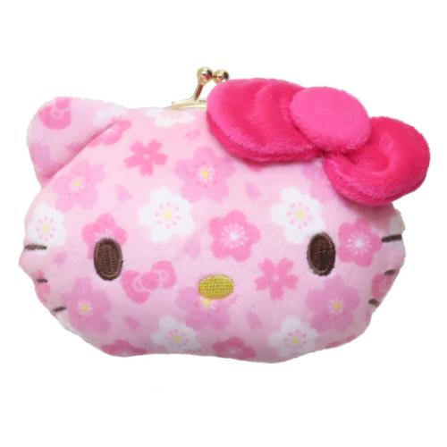 ハローキティ コインケース フェイスがまぐち 和雑貨シリーズ サンリオ キャラクター グッズ