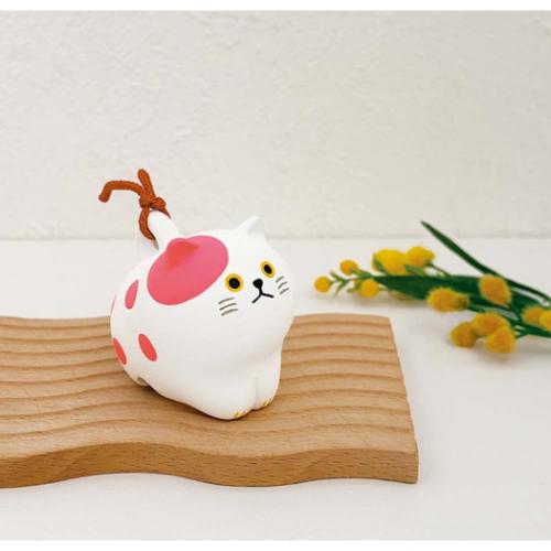 インテリア雑貨 にゃん福土鈴 ブチ ねこ かわいい グッズ