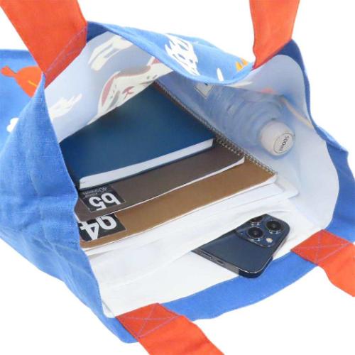 カイウンマネキネコ トートバッグ A4トート ブルー かわいい グッズ メール便可