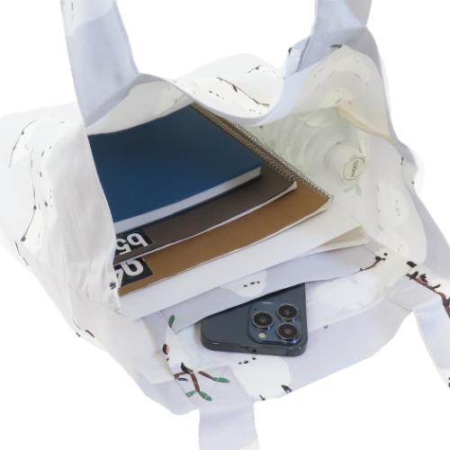 キノエダしまださん トートバッグ A4トート グレイ かわいい グッズ メール便可