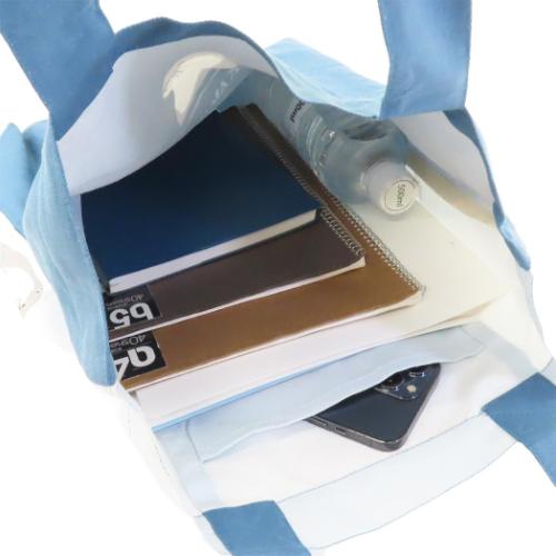 カワウソ トートバッグ A4トート ブルー かわいい グッズ メール便可