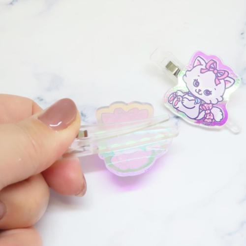 スイマー ヘアアクセ オーロラアクリルヘアクリップ キャミー SWIMMER キャラクター グッズ メール便可