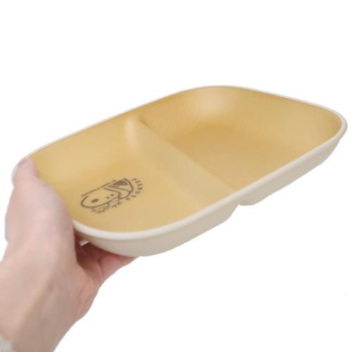 スヌーピー 中皿 ランチプレートスクエア クローズアップ2 ピーナッツ キャラクター グッズ