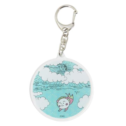 コジコジ キーリング アクリルキーホルダー 空飛ぶコジコジ さくらももこ アニメキャラクター グッズ メール便可