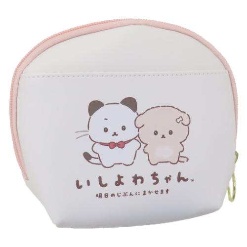 いしよわちゃん コスメポーチ シェル型ポーチ フェイス サンエックス キャラクター グッズ