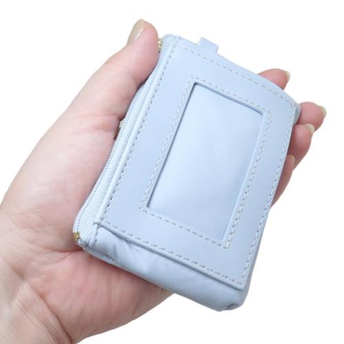 スヌーピー 小銭入れ＆定期入れ リール付きパスケース スウィーツスウィーツ BL ピーナッツ キャラクター グッズ メール便可