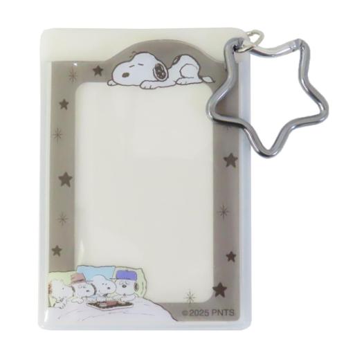 スヌーピー 定期入れ シングルクリアパスケース GY ブラザー ピーナッツ キャラクター グッズ メール便可