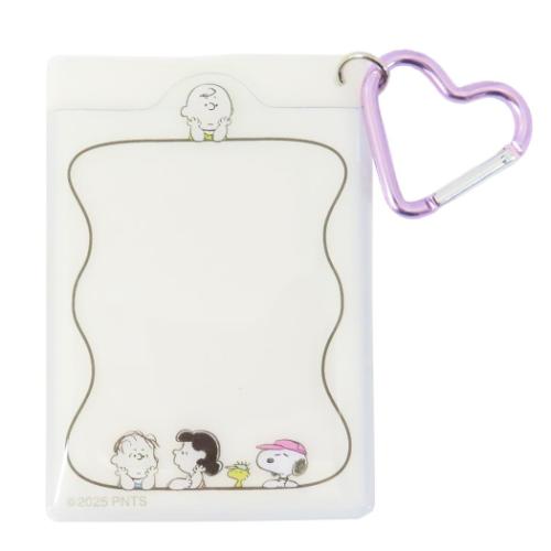 スヌーピー 定期入れ シングルクリアパスケース CL お話 ピーナッツ キャラクター グッズ メール便可