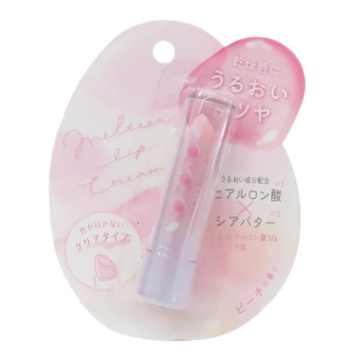 コスメ雑貨 メルティアリップクリーム ハート 唇ケア クリアタイプ グッズ メール便可