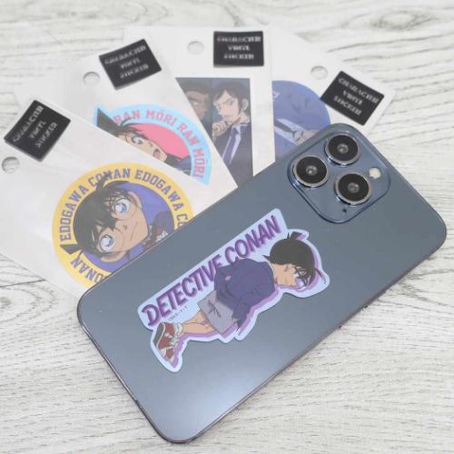 名探偵コナン ダイカットシール キャラクターステッカー コナン＆小五郎 少年サンデー アニメキャラクター グッズ メール便可