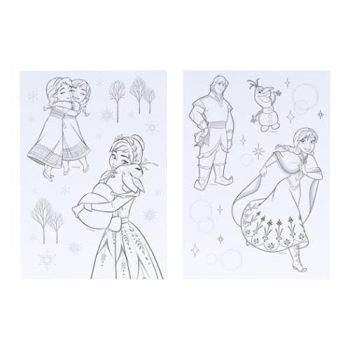 アナと雪の女王 塗り絵 ぬりえdeシール ディズニー キャラクター グッズ メール便可