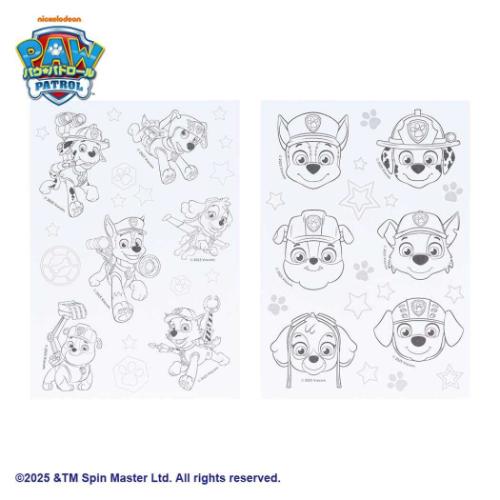 パウパトロール 塗り絵 ぬりえdeシール アニメキャラクター グッズ メール便可