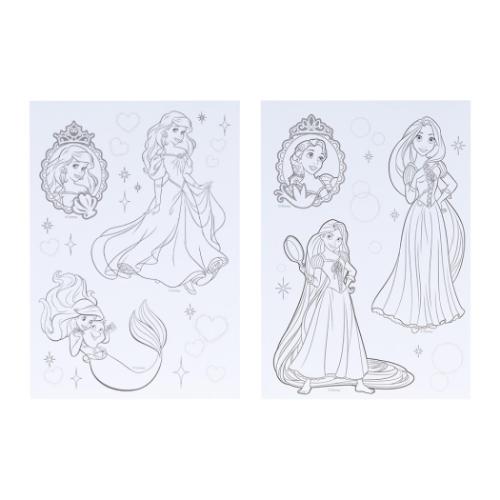 ディズニープリンセス 塗り絵 ぬりえdeシール ディズニー キャラクター グッズ