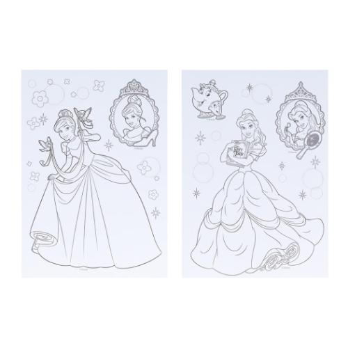 ディズニープリンセス 塗り絵 ぬりえdeシール ディズニー キャラクター グッズ