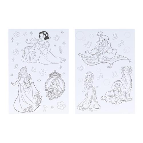 ディズニープリンセス 塗り絵 ぬりえdeシール ディズニー キャラクター グッズ