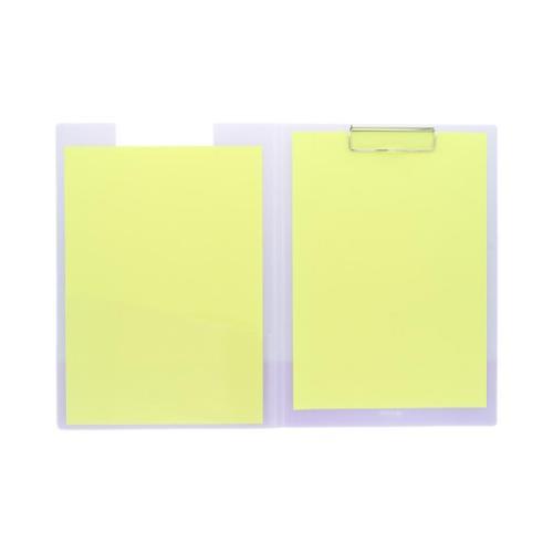 バインダー クリップボードA4 mitte ラベンダー シンプル グッズ