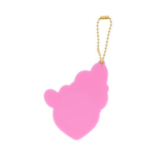 マイメロディ＆フラットくん キーホルダー ミラー付アクキー はあとぎゅっ サンリオ キャラクター グッズ メール便可