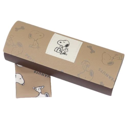 スヌーピー 眼鏡ケース クロス付きメガネケース のんびり スヌーピー ピーナッツ キャラクター グッズ