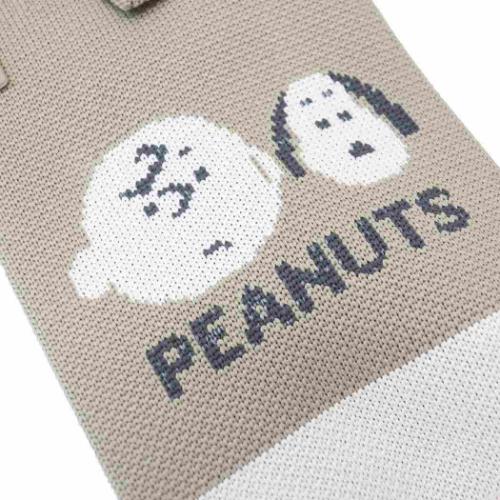 スヌーピー スマホポーチ ニットショルダーバッグ GOOD GRIEF ピーナッツ キャラクター グッズ メール便可