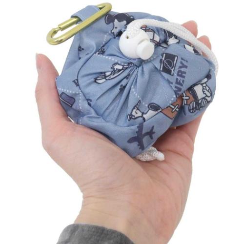 スヌーピー ショッピングバッグ スヌーピーポーチ付きエコバッグ have a nice trip ピーナッツ キャラクター グッズ