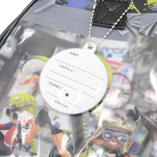 スプラトゥーン3 プールバッグ ビーチバッグ トートバッグ ブラック キャラクター グッズ