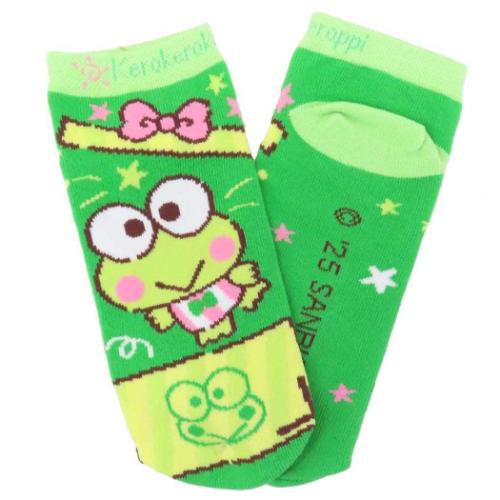 けろけろけろっぴ 女性用靴下 ソックス レディース ギフト サンリオ キャラクター グッズ メール便可