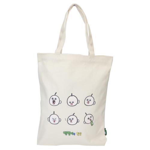 パンパンくんの日常 トートバッグ ぴょこっとトートバッグ フェイス キャラクター グッズ メール便可