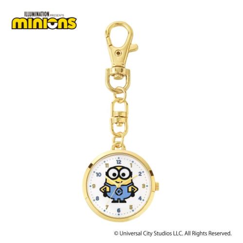 ミニオンズ キーホルダー時計 ノーマルKCウォッチ BOB ユニバーサル映画 キャラクター グッズ メール便可