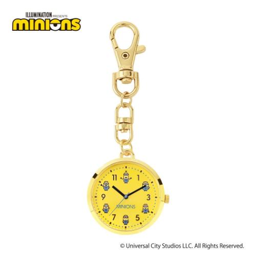 ミニオンズ キーホルダー時計 ノーマルKCウォッチ MIN ユニバーサル映画 キャラクター グッズ メール便可
