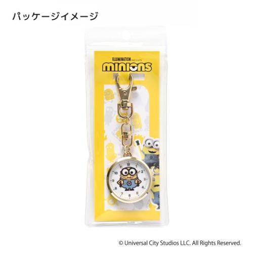 ミニオンズ キーホルダー時計 ノーマルKCウォッチ MIN ユニバーサル映画 キャラクター グッズ メール便可