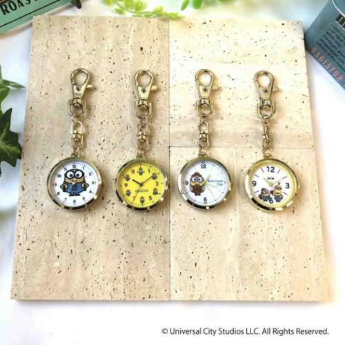 ミニオンズ キーホルダー時計 ノーマルKCウォッチ MIN ユニバーサル映画 キャラクター グッズ メール便可