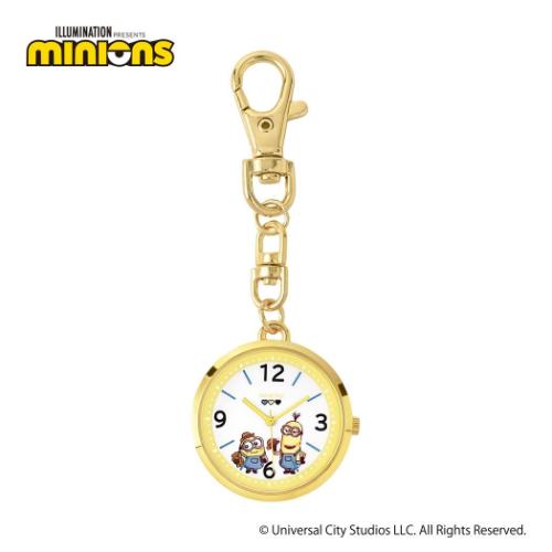 ミニオンズ キーホルダー時計 ノーマルKCウォッチ B＆K ユニバーサル映画 キャラクター グッズ メール便可