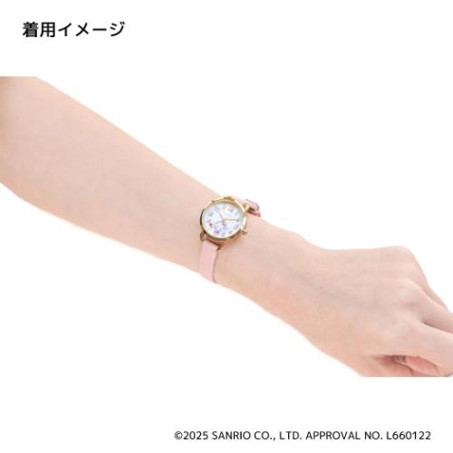 シナモロール 腕時計 ハート針ウォッチ BL サンリオ キャラクター グッズ メール便可