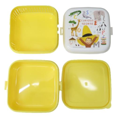 おさるのジョージ お弁当箱 2段ピクニックボックス ZOO 絵本キャラクター グッズ