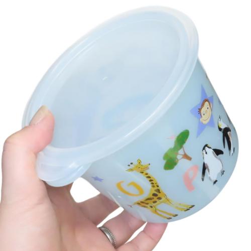 おさるのジョージ 保存容器 ワンタッチシール容器M 800ml ZOO 絵本キャラクター グッズ