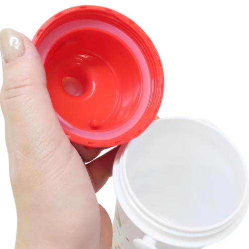 はらぺこあおむしxハローキティ 水筒 抗菌食洗器対応直飲プラワンタッチボトル 480ml サンリオ キャラクター グッズ