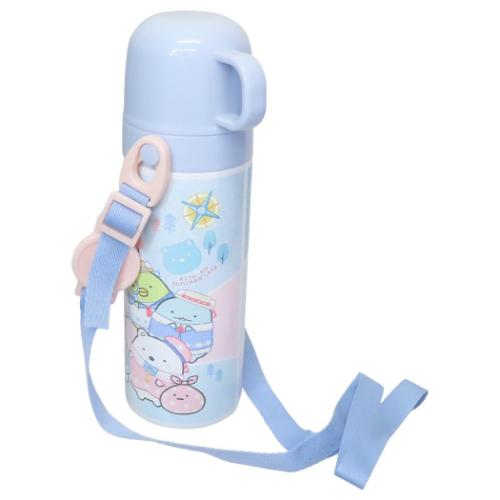 すみっコぐらし 保温保冷水筒 超軽量コンパクト2WAYステンレスボトル しろくまのふるさと サンエックス キャラクター グッズ