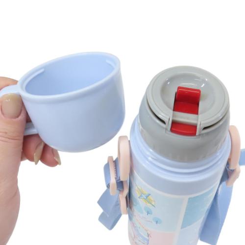 すみっコぐらし 保温保冷水筒 超軽量コンパクト2WAYステンレスボトル しろくまのふるさと サンエックス キャラクター グッズ